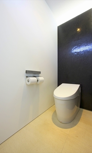 すっきりと清潔感のあるトイレ