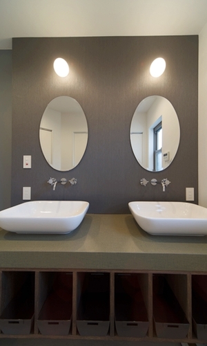 シェアハウスの洗面室