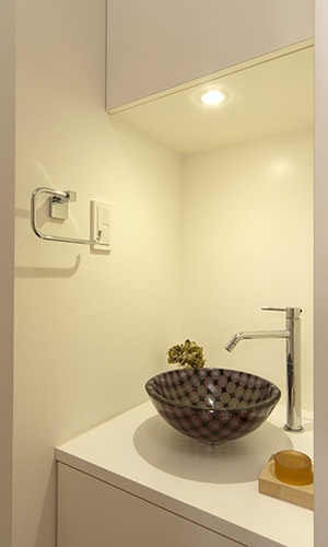 クラシカルでお洒落な洗面台