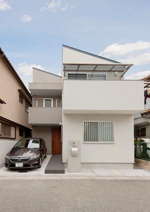 狭小地に建つみどりの家