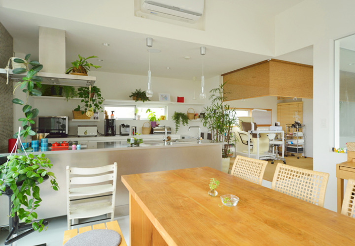 会話が弾むオープンキッチン