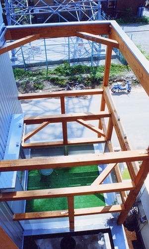 2階デッキ