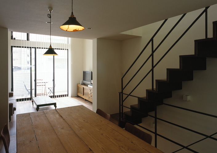 ハイサイドライトのある家