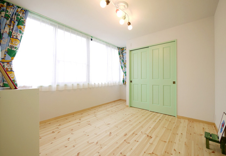 グリーンの男の子部屋