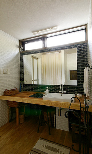 無垢のカウンター