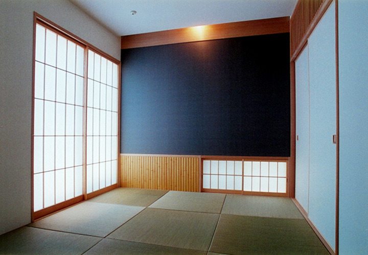 障子窓のあるモダンな和室
