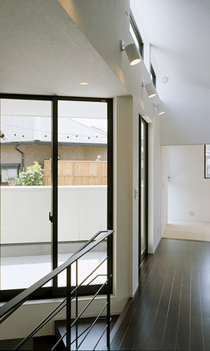 階段からベランダへ