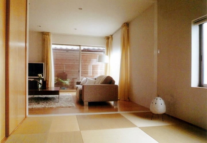 琉球畳がモダンな和室