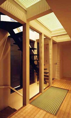 開放感がある階段スペース