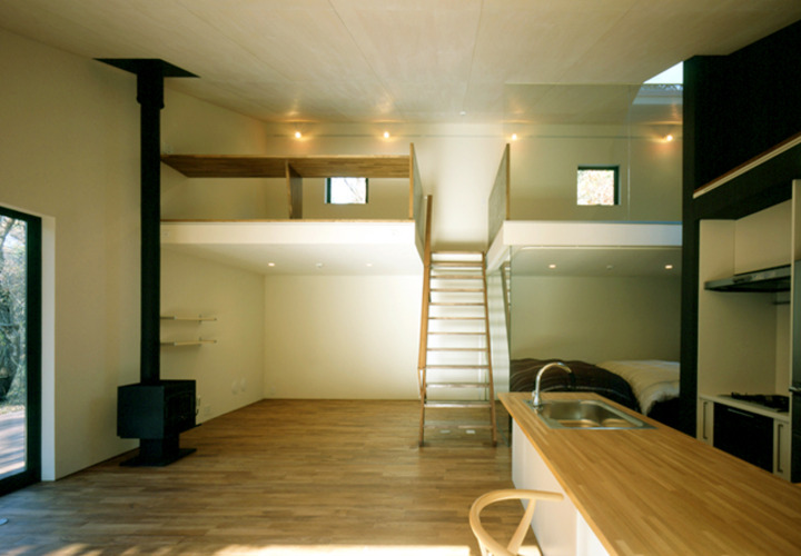 コンパクトな別荘で週末を楽しむ