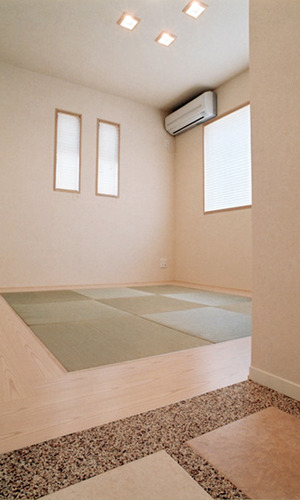 スタイリッシュな畳スペース