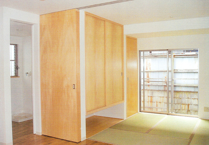 開放的な和室スペース