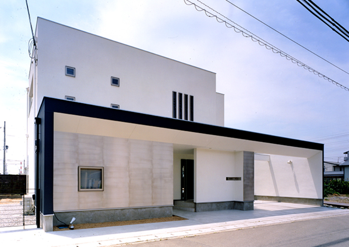 開放感のあるシンプルな住宅