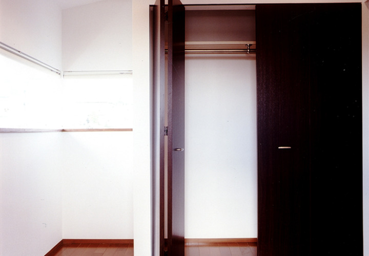 ゆったりとした収納スペース