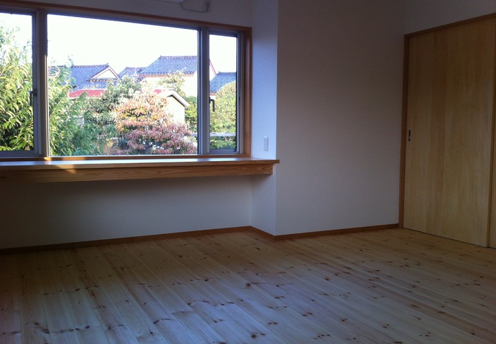 寝室窓からの借景