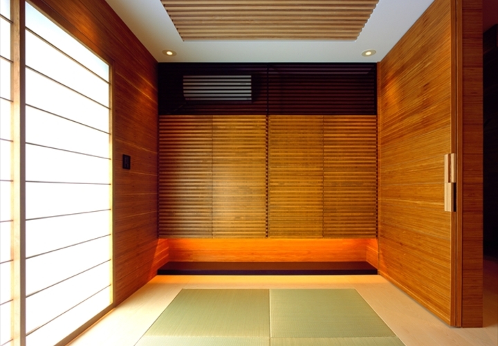 落ち着いた和モダンな空間
