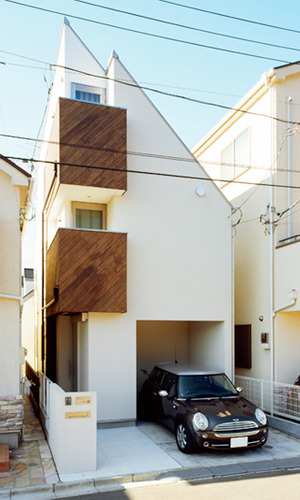 採光を確保した外観のフォルム