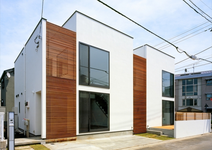 吹抜けのある賃貸併用住宅