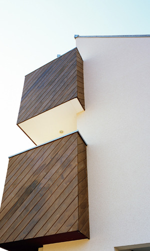 ２階３階のベランダスペース