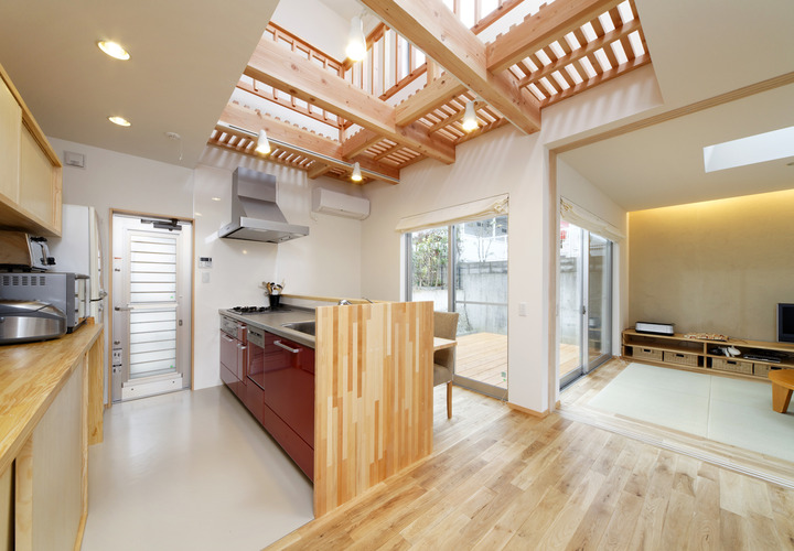 どこにいても家族の気配が感じられる、繋がりを大切にしたＬＤＫ＋和室