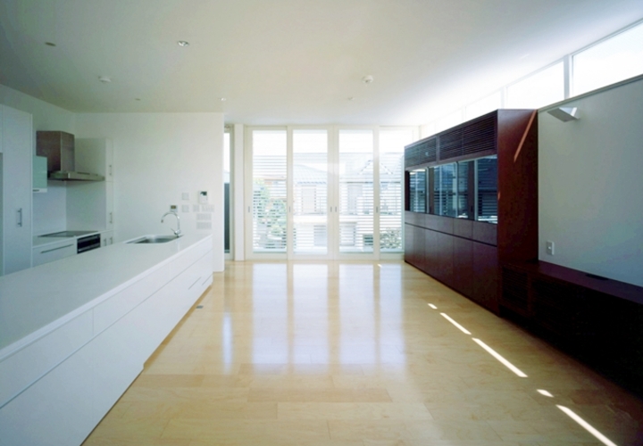 テラスとバルコニーが一体となったLDK