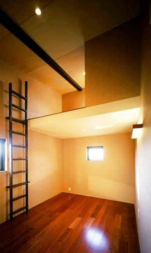 ロフトがある子ども室