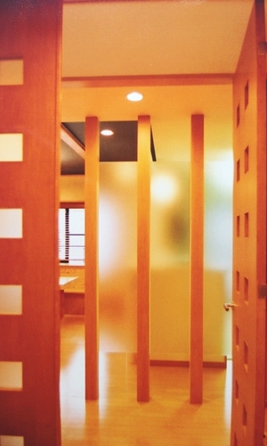 キッチンの目隠しスクリーン