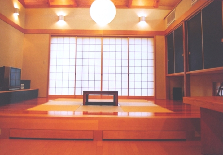 小上がりの和室リビングルーム