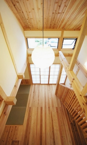 リビングの吹き抜け