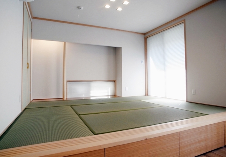 すっきりとした小上がり和室