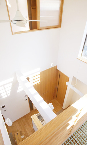 吹き抜けからの眺め