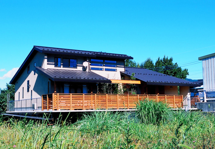 採光も考慮した外壁