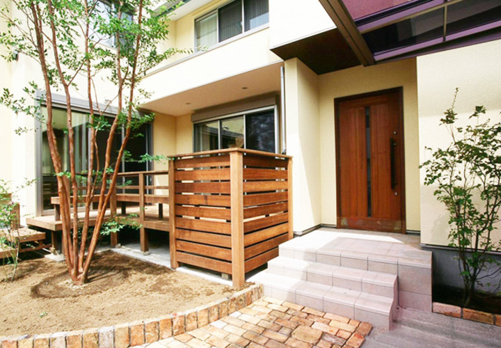 ナチュラルな雰囲気の玄関