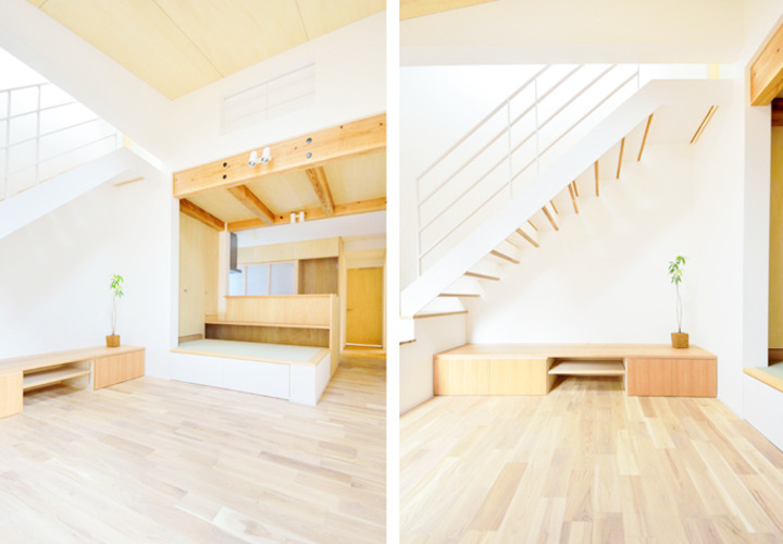 無垢塗装のフローリング