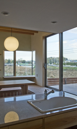 四季を楽しめるキッチン