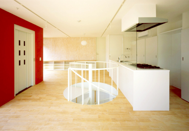 子供の視線が届く、オープンなLDK