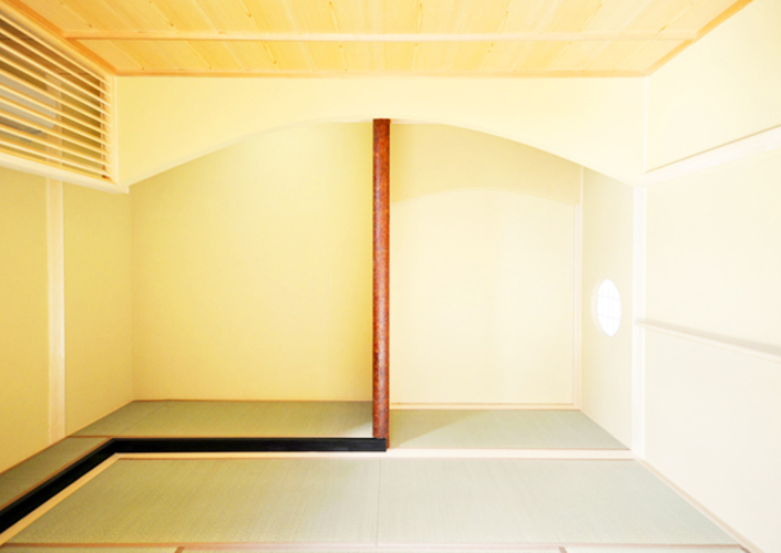 景色が繋がる床の間