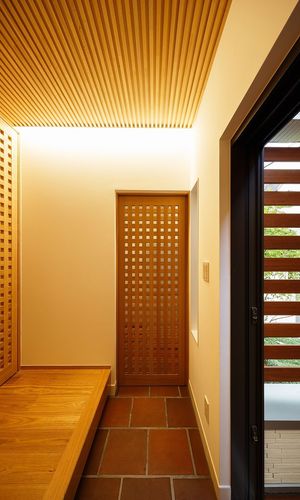 玄関空間の素材