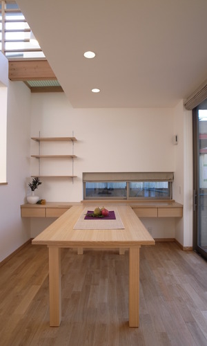 見通しの良いキッチン