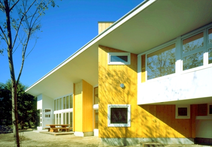 農作業を楽しむ家