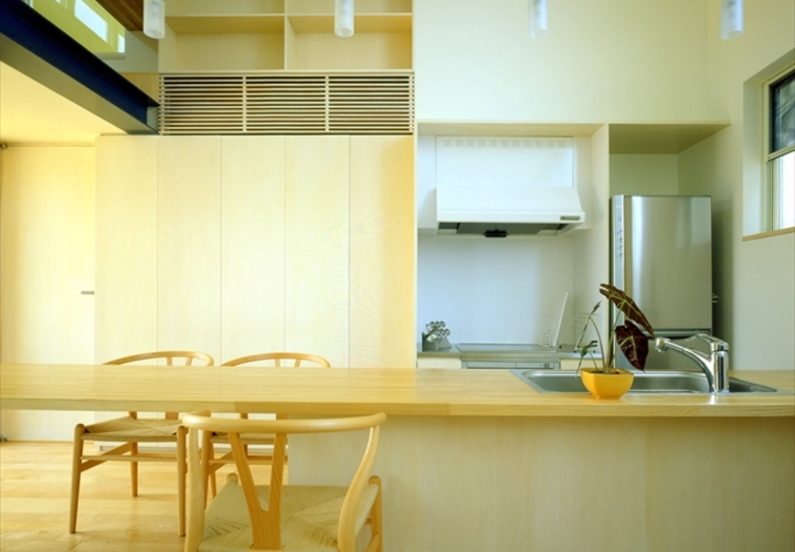 家族の団欒を大切にするキッチンカウンター