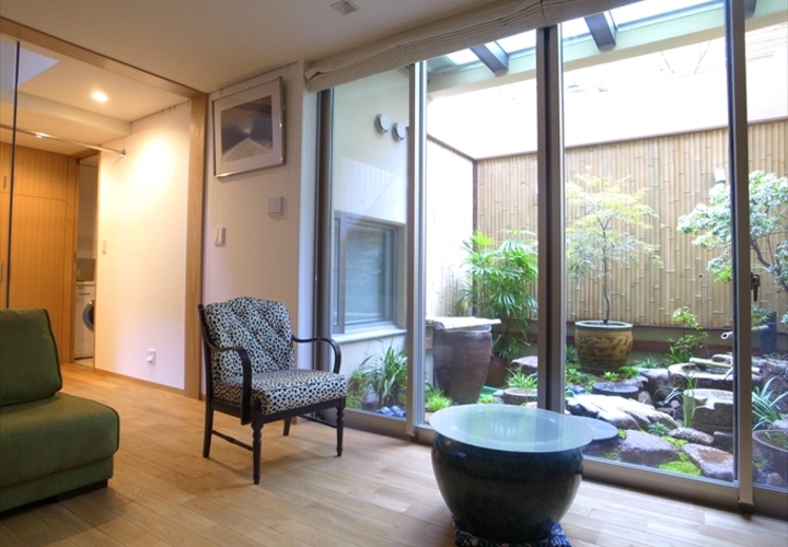 ドライエリアを楽しむ