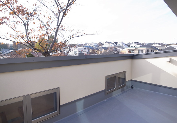 ３階ルーフバルコニーからの眺め