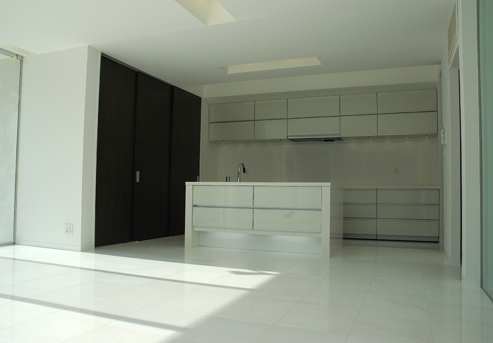 普段は収納されていて、必要な時だけ、様々なものを取り出すことが出来るLDK