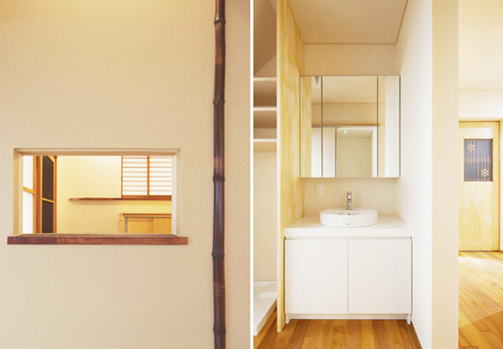 古材や建具の再利用。