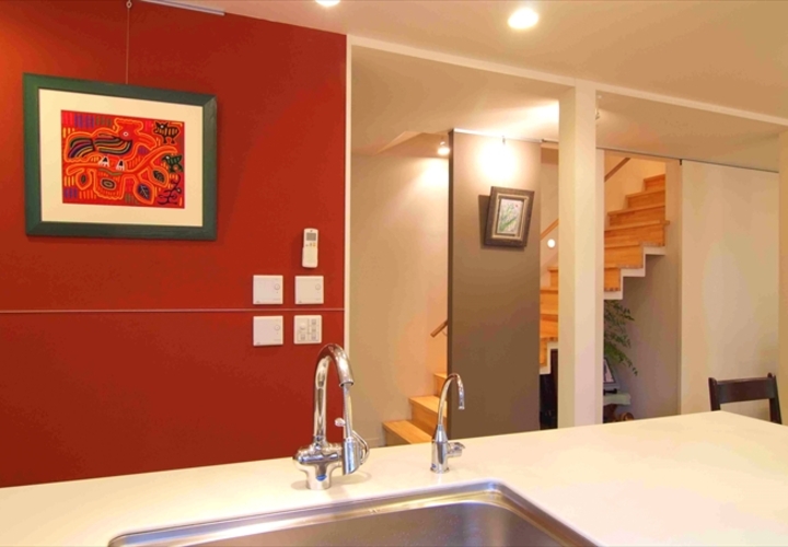 キッチンの掲示板