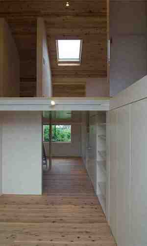 光と風が吹き抜け、窓越しに緑が眺められる家