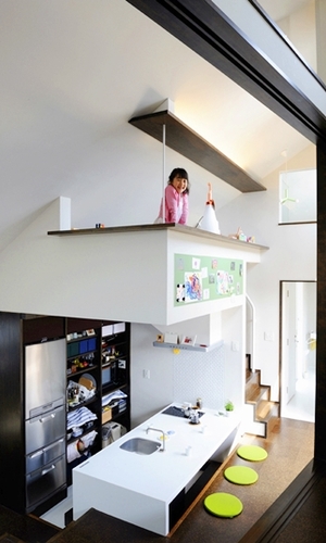 子供部屋のロフト