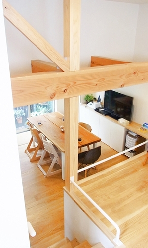 スキップのリビング・ダイニング