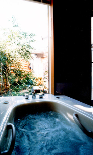 バスコートがある浴室